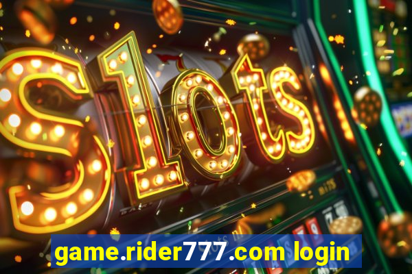 game.rider777.com login